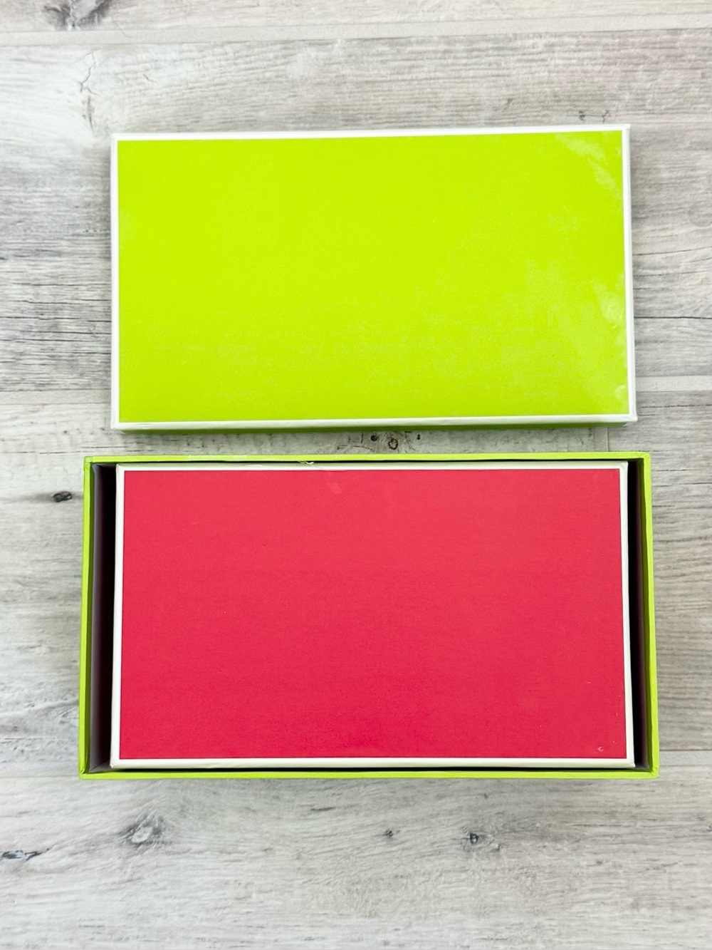 Vibrant Color Variety Nested Rectangular Boxes